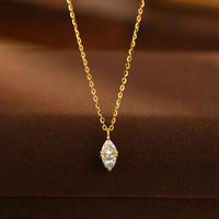 Sterling Silver Water Drop Necklace