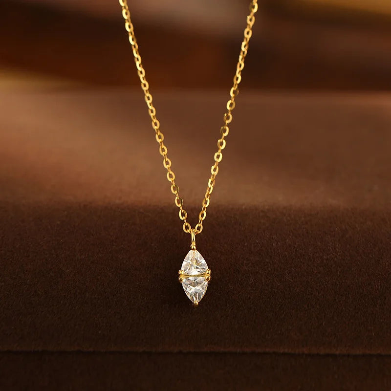 Sterling Silver Water Drop Necklace