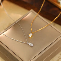 Sterling Silver Water Drop Necklace