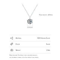 Sterling Silver 1CT Ten Hearts Pendant Necklace