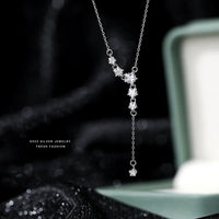 Sterling Silver Star Tassel Necklace