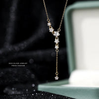 Sterling Silver Star Tassel Necklace