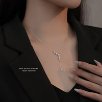 Sterling Silver Star Tassel Necklace