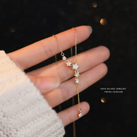 Sterling Silver Star Tassel Necklace