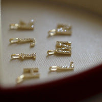 Gold Plated Sterling Silver Letter Pendant Necklace