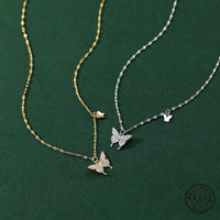 Sterling Silver Butterfly Necklace