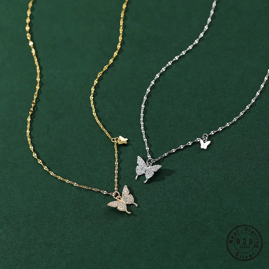 Sterling Silver Butterfly Necklace
