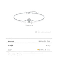 Sterling Silver Four Leaf Clover Bracelet