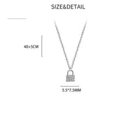 Gold Plated Sterling Silver Love Lock Necklace