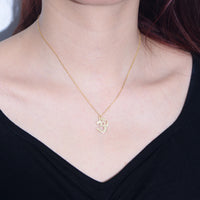 Sterling Silver OM Symbol Pendant Necklace
