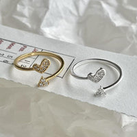 Fish Tail Triangle Crystal Sterling Silver Dangling Earrings
