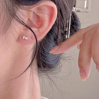 Mini Bow-Knot 925 Sterling Silver Stud Earrings