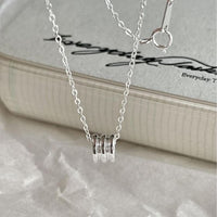 Simple Lucky Beads 925 Sterling Silver Necklace