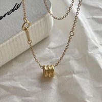 Simple Lucky Beads 925 Sterling Silver Necklace