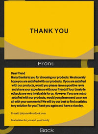 Customized Thank You Cards