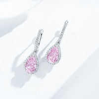 Waterdrop Cubic Zirconia 925 Sterling Silver Drop Earrings