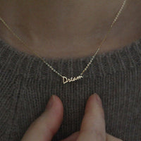 Gold Plated Dream Forever Necklace
