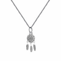 Hollow Flower Tassel 925 Sterling Silver Charm