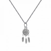 Hollow Flower Tassel 925 Sterling Silver Charm