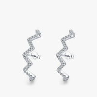 Sterling Silver AAAAA Cubic Zirconia Earrings