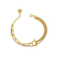 Sterling Silver Cubic Zirconia Bracelet
