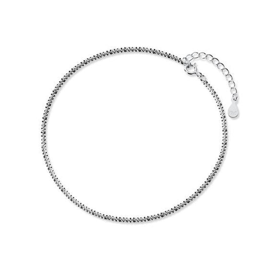 Baby's Breath Girl Anklet, 925 Sterling Silver