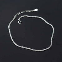 Baby's Breath Girl Anklet, 925 Sterling Silver
