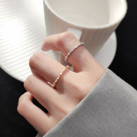 Babysbreath Stars Crystal Adjustable Ring