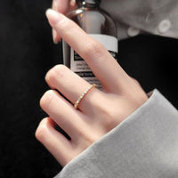 Babysbreath Stars Crystal Adjustable Ring