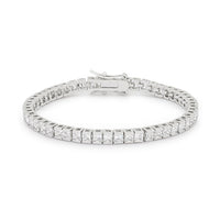 Princess Cut Cubic Zirconia Tennis Bracelet