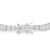 Princess Cut Cubic Zirconia Tennis Bracelet