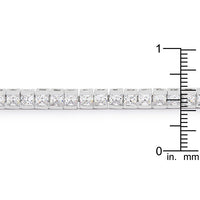 Princess Cut Cubic Zirconia Tennis Bracelet