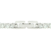 Triplet Cubic Zirconia Tennis Bracelet