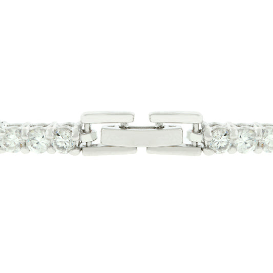 Triplet Cubic Zirconia Tennis Bracelet