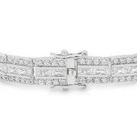 Balboa Three-Row Cubic Zirconia Bracelet