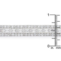 Balboa Three-Row Cubic Zirconia Bracelet