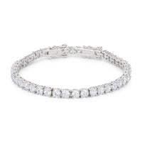 Clear Cubic Zirconia Tennis Bracelet