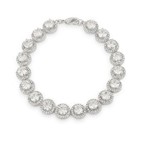 Elegant Halo Edition Tennis Bracelet