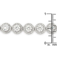 Elegant Halo Edition Tennis Bracelet