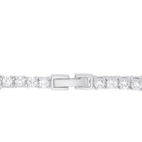 Pear and Round Cubic Zirconia Tennis Bracelet