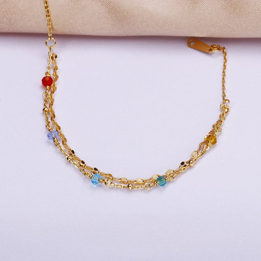 Gold Plated Bead Bracelet