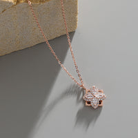 Sterling Silver Four Leaf Clover Necklace