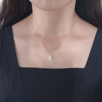 Gold Plated S925 Sterling Silver Necklace
