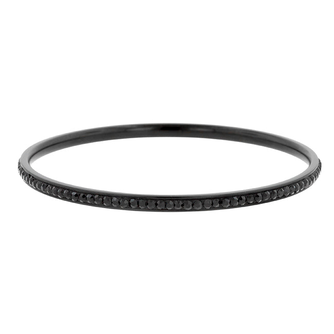 Black Crystal Bangle