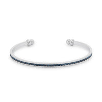 Montana Blue Channel-Set Cubic Zirconia Cuff
