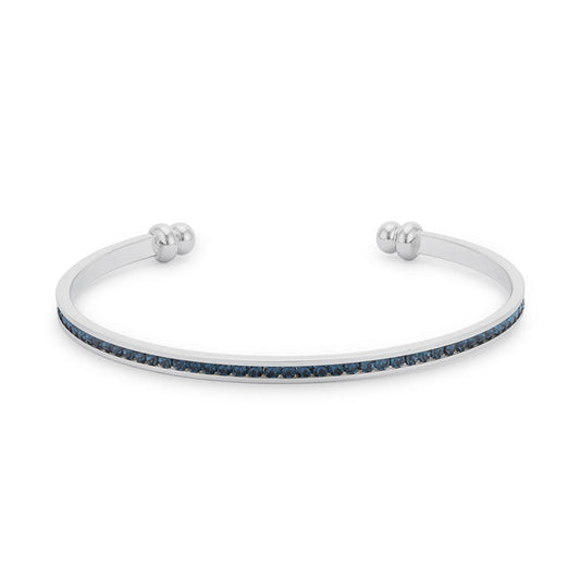 Montana Blue Channel-Set Cubic Zirconia Cuff
