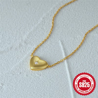 Sterling Silver Love Heart Necklace