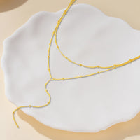 Vintage Y-Shaped Necklace in Sterling Silver