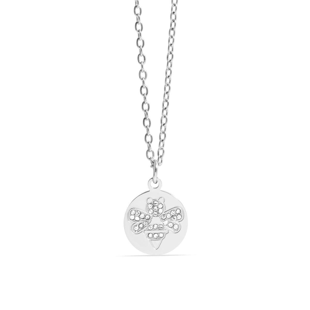 18K Gold PVD Bee Pendant Necklace