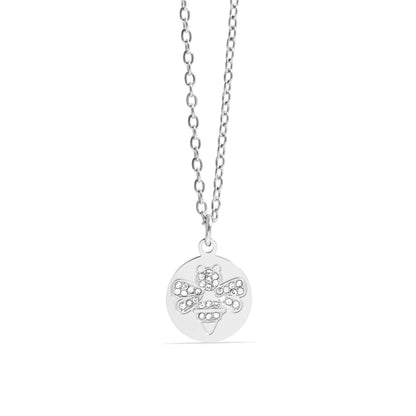 18K Gold PVD Bee Pendant Necklace